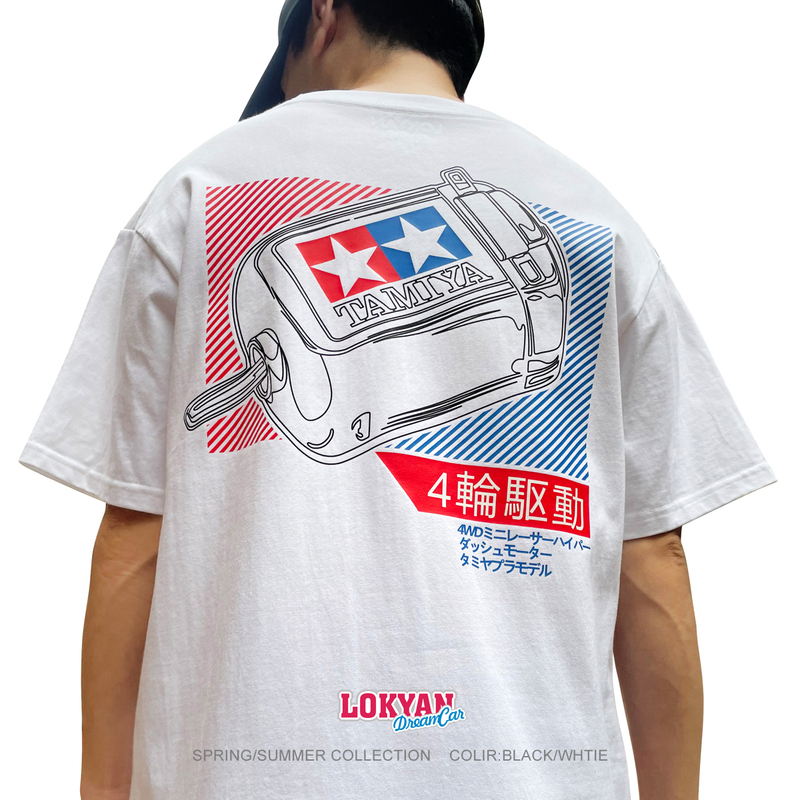 Tamiya Short-Sleeve Four-Wheel Drive Car T-Shirt Anime Merchandise Tamiya Motor Cartoon Clothing Car Culture Tamiya Short-Sleeve Four-Wheel Drive Car T-Shirt Anime Merchandise Tamiya Motor Cartoon Clothing Car Culture