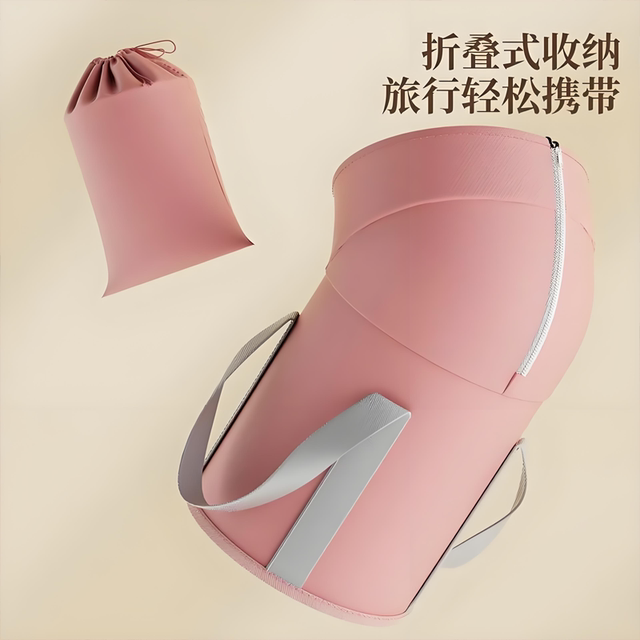 Fumigated ultra-thick foot soaking bucket over the calf, foldable foot soaking bucket, high-depth insulation, home travel storage bucket