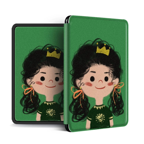 Сиреневый милый креативный защитный чехол, электронное высокое чтение, силиконовые чернила, 6 дюймов, генерирование электричества