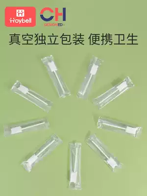 Haoyibei baby oral cleaner Gauze baby teeth finger cover Soft hair toothbrush Toddler baby tongue wash 30 pieces