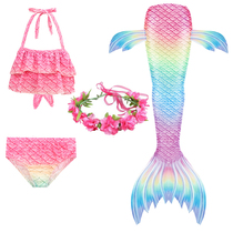 Mermaid Tail Children Clothes Swimsuit Girl Split Swimsuit Girl Baby Princess Skirt Bikini Summer Dress