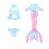 Girls Man Fish Maggie Mermaids Tail Swimsuit Girl Swimsuit Pants Suit Children Spa Holiday Seaside Swimsuit