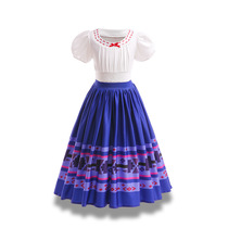 Magic full house dress Encanto Mira Belle cosplay Cartoon Suit Children Princess Dress Girl Skirt