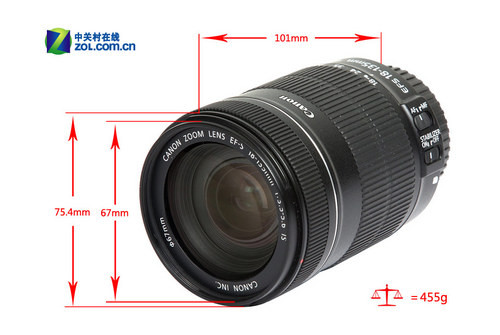 Ống kính DSLR chống rung quang học gốc EF-S 18-135mm f / 3.5-5.6 IS chính hãng