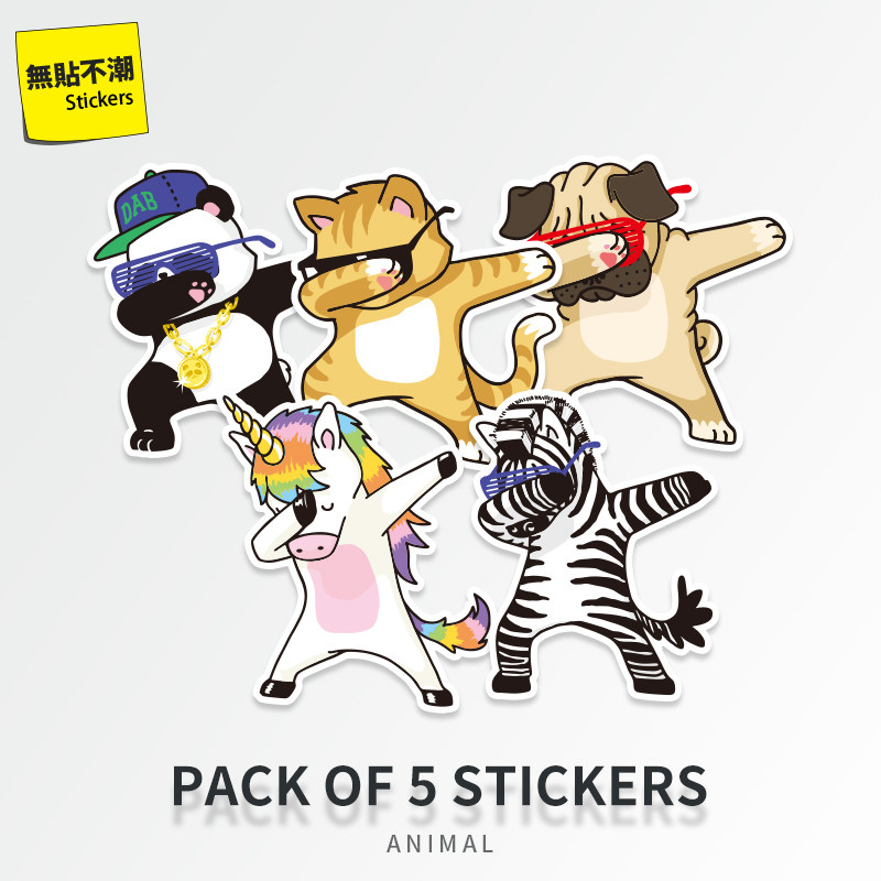 skr hip-hop style cartoon personality tide brand luggage stickers suitcase guitar computer wall waterproof door and window stickers