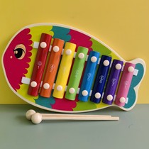 Young childrens eight-tone knockout baby violinist knocks 8-month-old Puzzle Percussion Music Enlightenment Toys