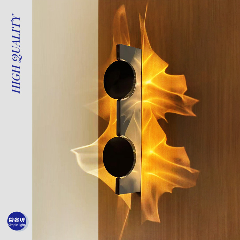 Designer Stainless Steel Rotating Light and Shadow Wall Lamp Living Room Background Wall Lamp Bedroom Bedside Lamp Corridor Aisle Wall Lamp Designer Stainless Steel Rotating Light and Shadow Wall Lamp Living Room Background Wall Lamp Bedroom Bedside Lamp Corridor Aisle Wall Lamp