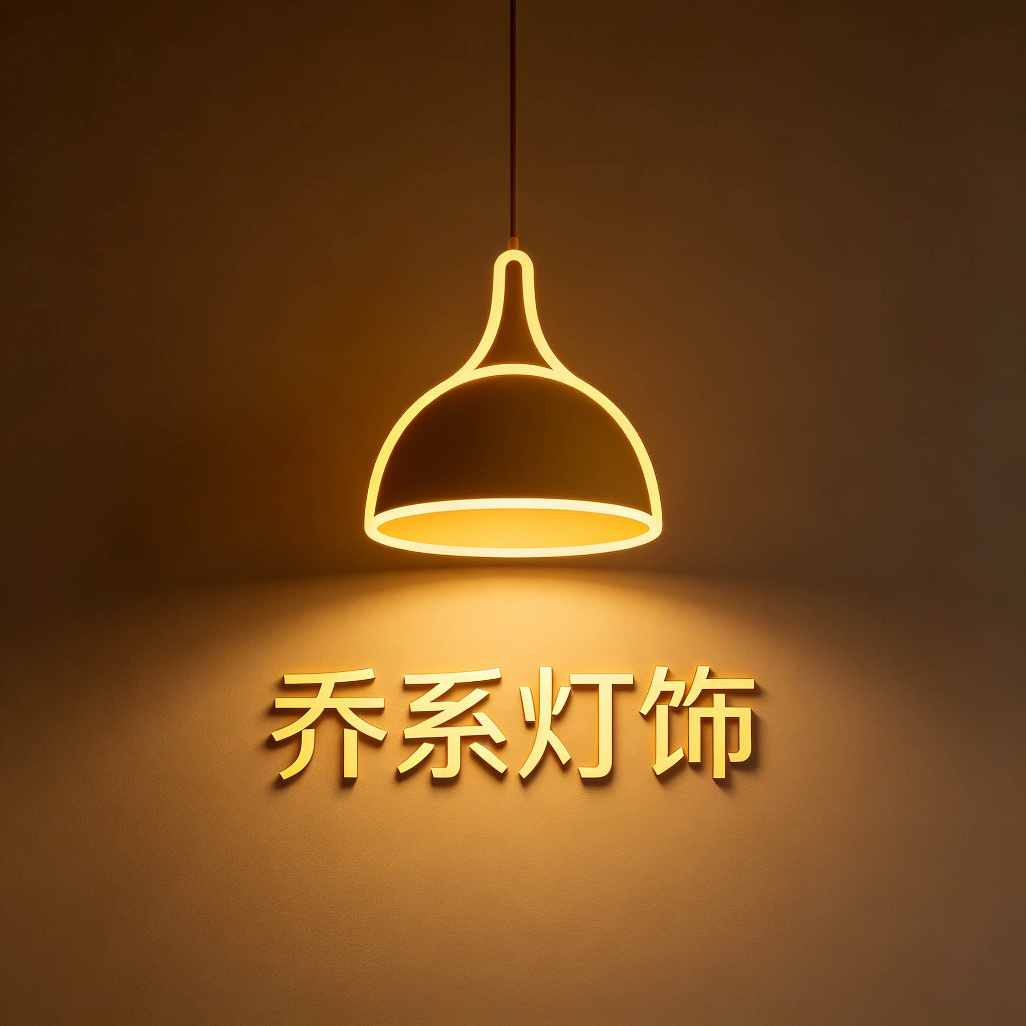 乔系灯饰企业店的LOGO