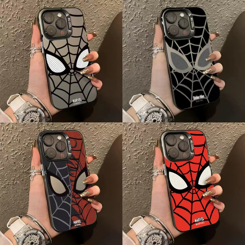 Trendy Brand Spider Fashion Colorful Silver Suitable for iPhone Air Apple 11234151617Promax Anti-Fall Phone Case Trendy Brand Spider Fashion Colorful Silver Suitable for iPhone Air Apple 11234151617Promax Anti-Fall Phone Case