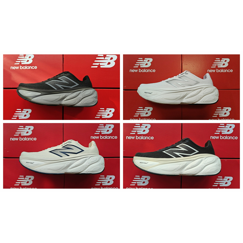 【Authentic Flagship Cushioning】New Balance More V5 Men's D-Last Thick-Soled Sports Running Shoes