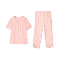 Maniform Girls Modal Home Clothes Set Comfortable Pajamas Pajama Pants Girls Living Clothes 20310857