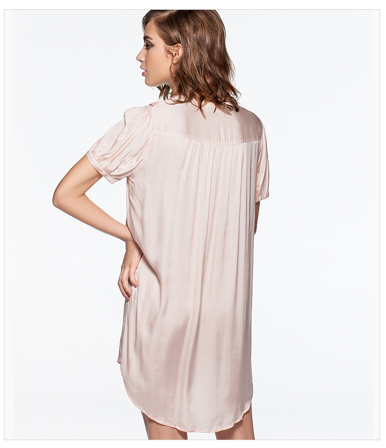 Mannifen khách quần áo nightdress nhà thường dịch vụ đồ ngủ váy