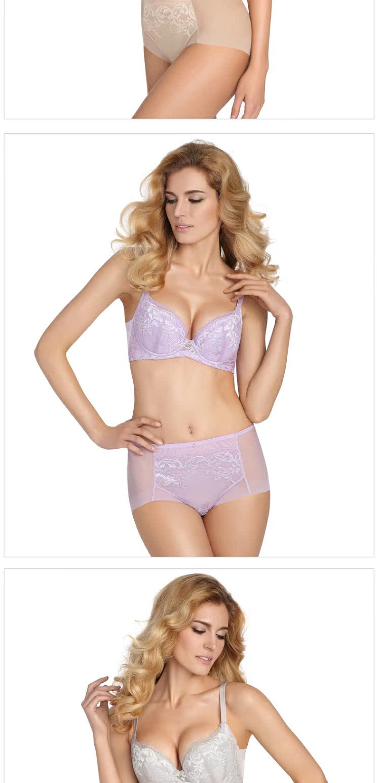 Mani Fen Trung tâm mua sắm mùa xuân và mùa hè với cùng một bộ đồ lót Sexy Lace Nhận được Phó sữa Điều chỉnh vẻ đẹp trở lại Cup Cup Bra F đồ lót triumph