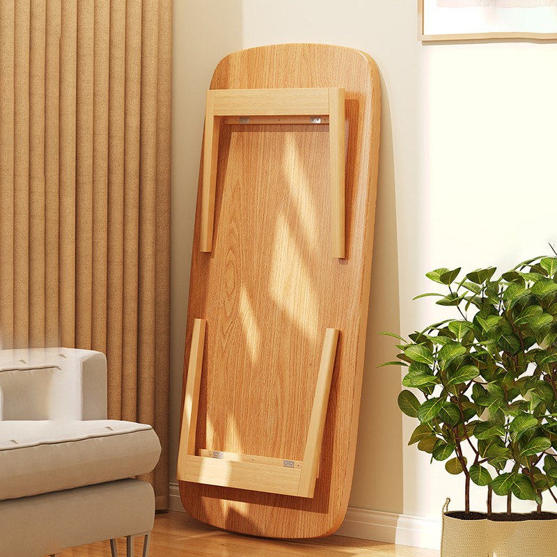 Foldable tea few small family living room home solid wood tables simple dining table simple modern bedroom short table
