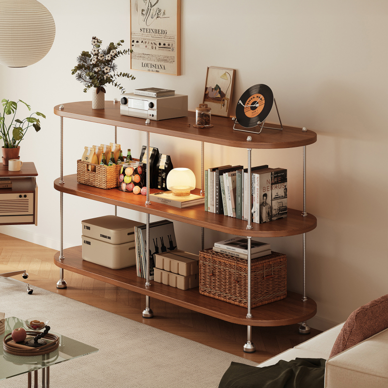 Vintage Style Rotating Storage Rack, Floor-Standing Shelf for Living Room, Bedroom, Kitchen, Multi-Layer Storage and Display Bookshelf Vintage Style Rotating Storage Rack, Floor-Standing Shelf for Living Room, Bedroom, Kitchen, Multi-Layer Storage and Display Bookshelf