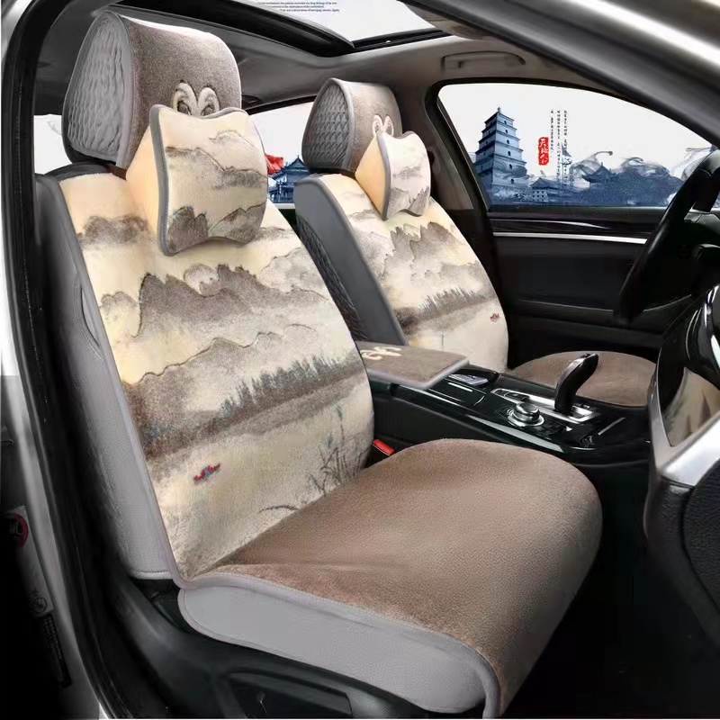 New wool carpet four seasons car cushion short coat carpet wool carpet for winter short plush cashmere mat