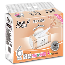 Jie Lou Pumping Paper 120 Pumping Face Hundred Fragrant Paper Tissue Tissue Paper Home Affordable M 6 Pack