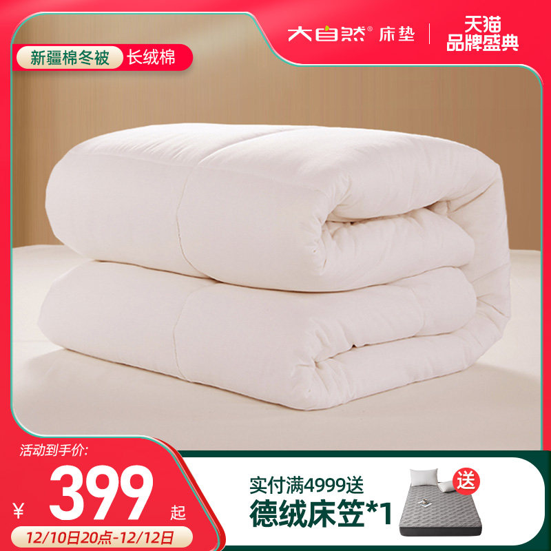 Nature Xinjiang high-quality long-staple new pure cotton wadding winter cushion 6 catties warm and thick