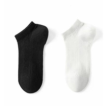 I have to love socks for women spring and summer thin mesh boneless black silk linen breathable sweat-absorbent white versatile low top