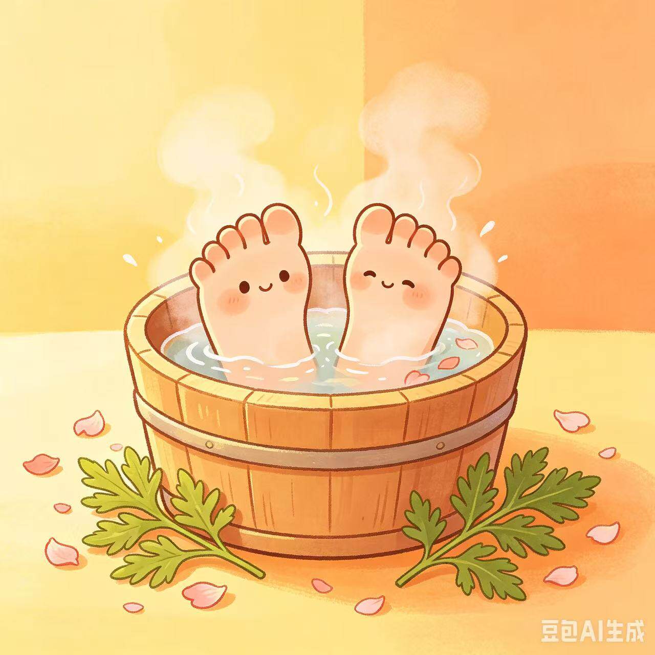 云栖沐足个人护理店的LOGO
