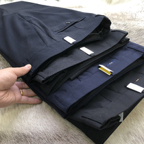 Executive series withdrawal cabinet big leakage autumn and winter mens fashion business casual pants stretch trousers T4904