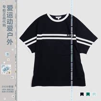 AIGLE womens outdoor quick-drying short-sleeved T-shirt j2452tenny2455 AIGLE 2459 anti-UV round neck polo shirt