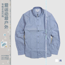 AIGLE Men Outdoor Cotton Long Sleeve Shirt j4974panais4975st France AIGLE Casual Slim Shirt