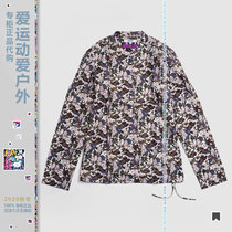 AIGLE women outdoor cotton long sleeve half open shirt j8291comour8292 AIGLE casual pullover shirt