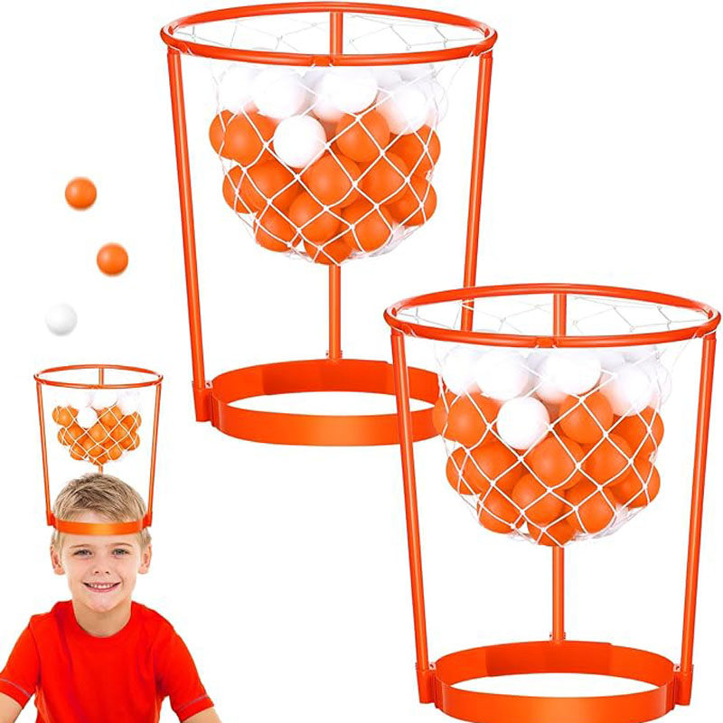 2Pcs head hoop basketball game set with 20 balls - Product image 6