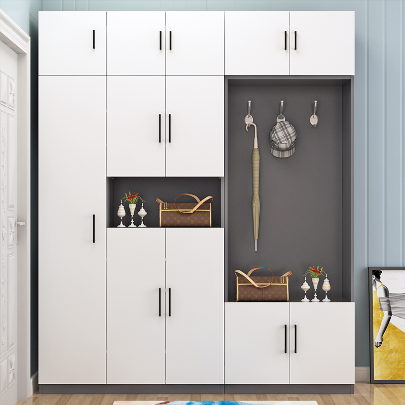 Shoe cabinet household large-capacity door porch cabinet small apartment economical simple cloak cabinet into the household door hall cabinet