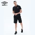 Umbro Yinbao chính hãng đơn giản áo sơ mi polo ngắn tay nam mùa hè Ouwen với áo sơ mi polo thể thao cùng áo - Áo polo thể thao Áo polo thể thao