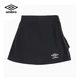 Umbro UMBRO của phụ nữ rung mạng âm thanh màu đỏ thể thao và giải trí Váy của phụ nữ màu rắn xếp nếp Một từ váy thể thao váy trắng nữ