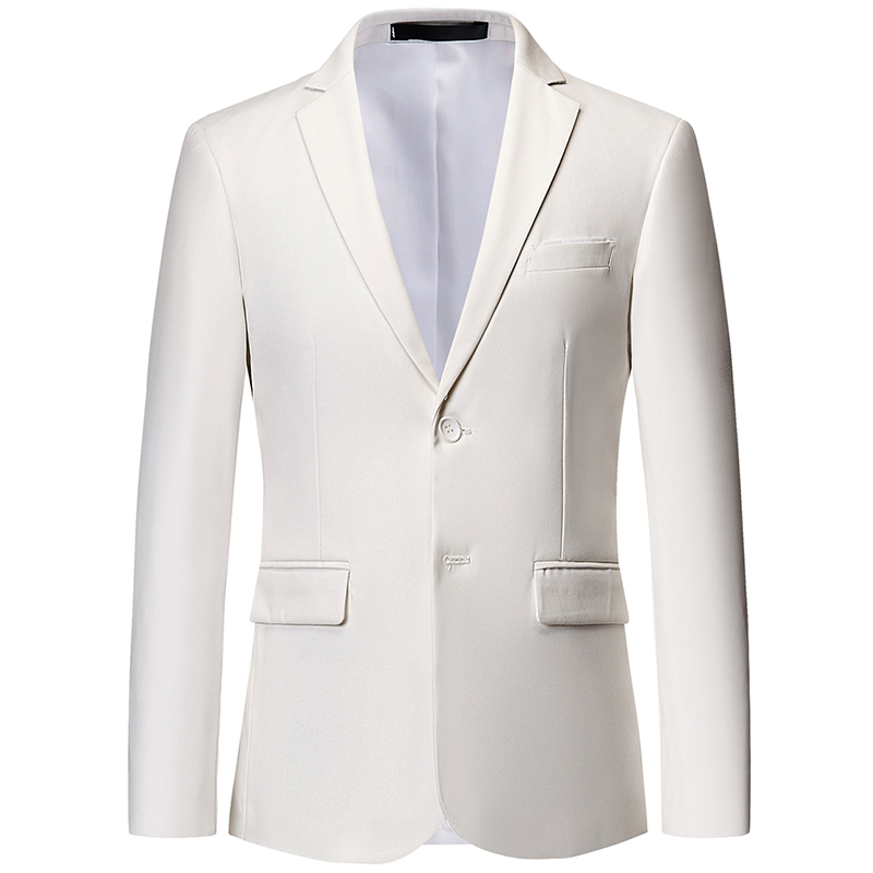[Factory Direct Sales] New Men's Spring and Autumn Suit Jacket Korean Style Slim Fit Casual Single-Breasted Double-Button Trendy Suit