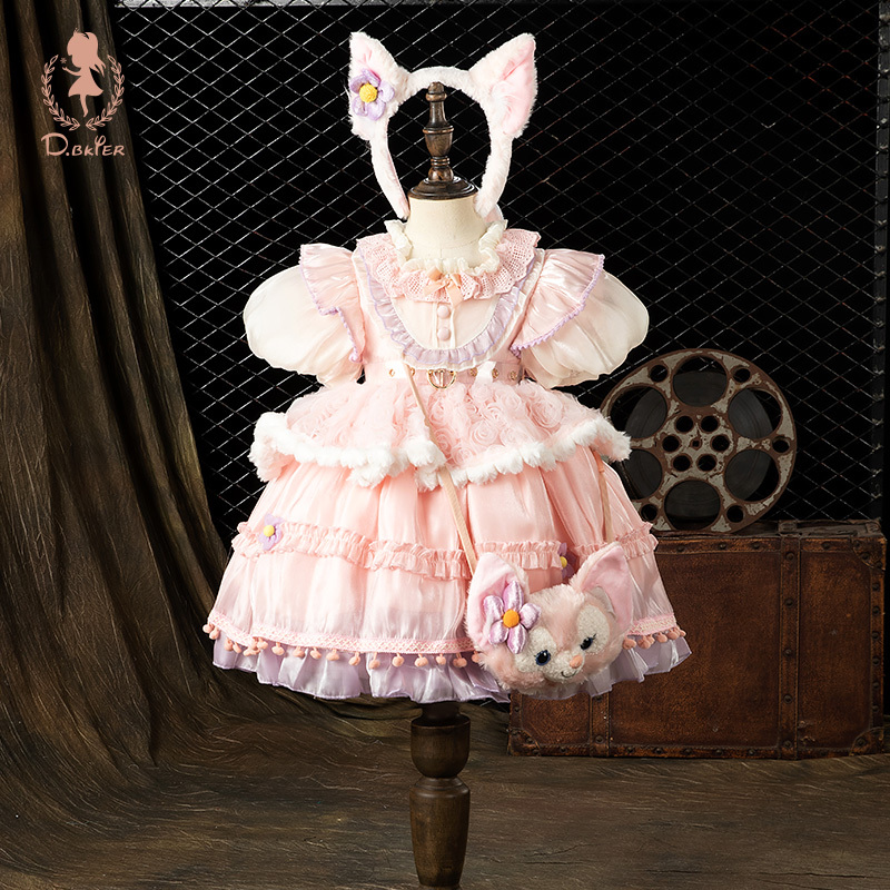 Hi! Fish Girls' Summer Lolita Princess Dress Lina Belle Costume Birthday Dress Children's Cosplay Dress