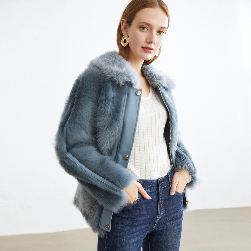 Trung tâm mua sắm với đoạn kinh thánh Winter nữ 2019 mới thời trang lông Một Fur Coat 6C49509580