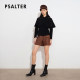 PSALTER Psalm winter black wool cape short windbreaker woolen coat