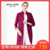 2019 mùa hè mới Fuchsia Long Sleeve Coat Thời trang trung-Length Coat phụ nữ Pilkadan nữ 