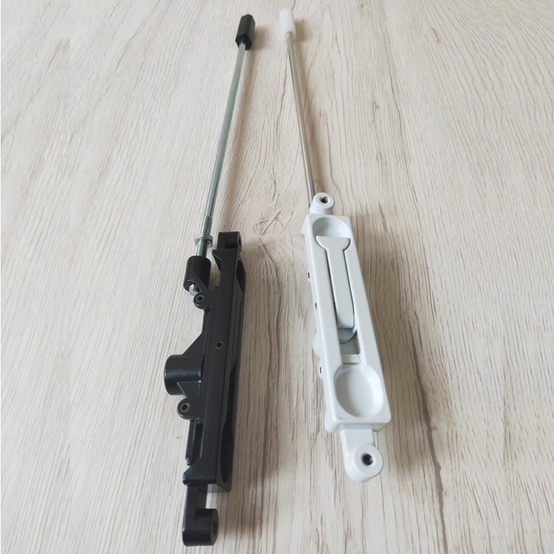 Large folding door hardware bolt concealed pin bolt clear bolt glass Ramen sliding door upper and lower lock bolt door matching heaven and earth