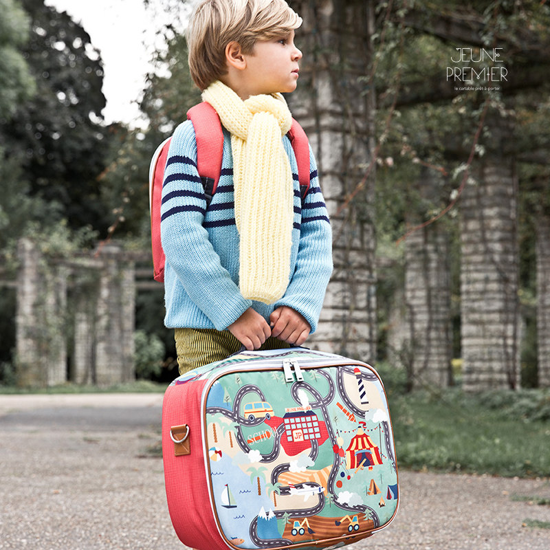 Belgium Jeune Premier Elementary School Students Portable Leisure Travel Multifunction Bag Children Portable Skew Satchel