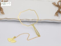 Flower Jian Workshop Mini Group Fan Bone Bookmark Embroidery Accessories Ancient Wind Doll Fan Accessories