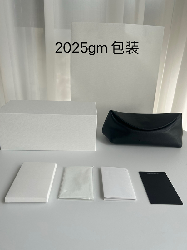 2025 New Packaging Gm Glasses Case Full Set High-End Premium Box Portable Leather Case Gift with Tote Bag 