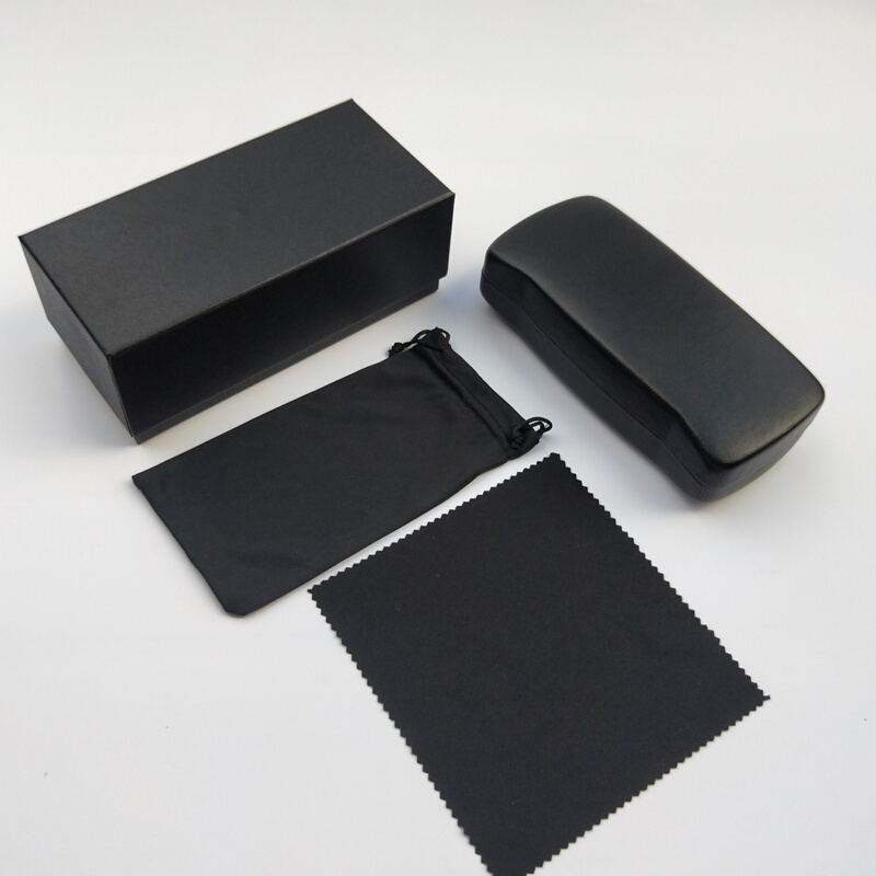 Large Frame Sunglasses Case, Metal Box, Can Accommodate a Full Set of Sunglasses, Black Glasses Case