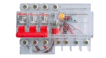 Dresi 380V transparent earth leakage circuit breaker DZ47TRLE 3P N C32 C40 three-phase four-wire 30MA
