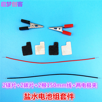 Magnesium sheet Carbon sheet High efficiency 1 6V battery pack Salt water battery power car technology gizmo electrode material