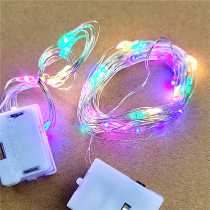 Color string lights full of the star 1 m 2 m 3 m flashing Christmas birthday flash with bouquet decorative lights three shields dimming