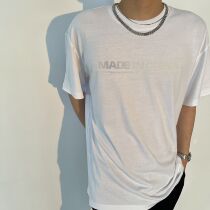 ROOLRREN 21ss made in china ultraviolet light sensation ice silk thin cotton vibe short sleeve TEE