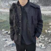 ROOLRREN extravagant and rich Gongzi Lazy Little Scents of Male And Male Stuffed With a High Street jacket jacket