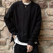 ROOLRREN Extravagant Tide High Street High Gram Heavy Wash Ring Ring Cotton Anti-Cuff Open Undercoat Jacket Jacket