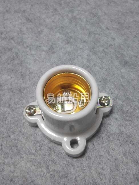 Marine lamp holder plum lamp marine ceramic marine cabin suction ceiling lamp holder E27 not to participate in double eleven activity