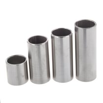 Stainless Steel Guitar finger sleeve long and short sliding stick guitar slide 4 set of slide stick silver instrument accessories guitar